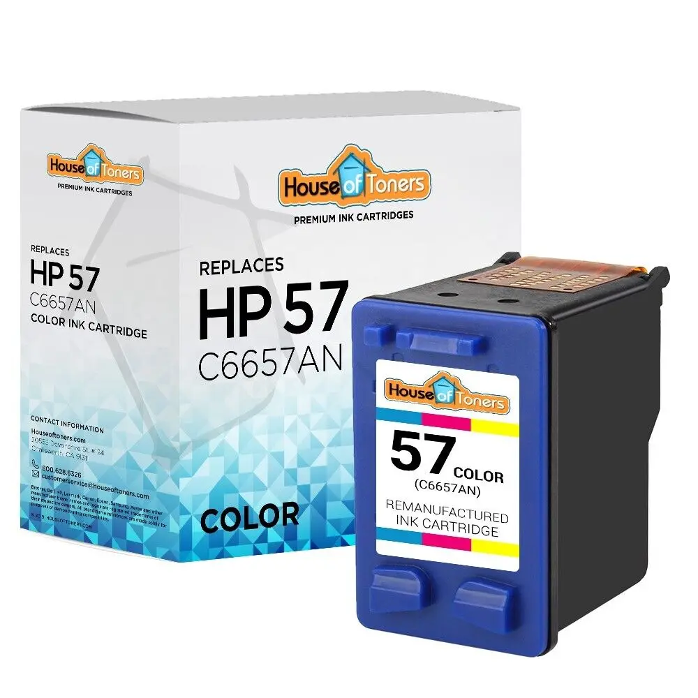 Tinta #57 para HP PSC 1318 1350 2100 2110 2170 2175 2200 2210 2410 2510