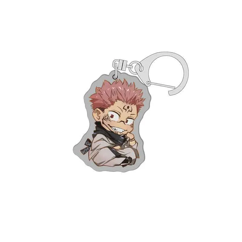 Acrylic Key Chains Anime Peripherals Gojo Satoru Itadori Yuji Fushiguro Megumi Backpack Decoration Fashion Jewelry Cosplay Prop