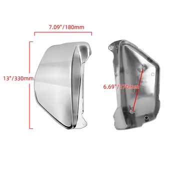 適用於本田 Magna VF750 VF750C 1994-2004 的鍍鉻摩托車整流罩電池側蓋保護罩 10 最佳銷售 本田 VF 750 C - №6