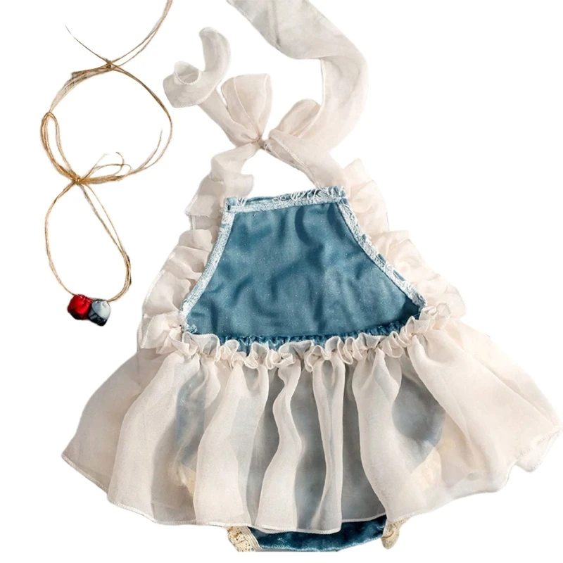 Lovely Baby Headwear & Dress Sleeveless Skirt Photoshoots Props for Photography