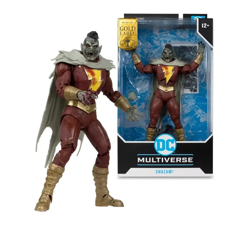 McFarlane Toys DC Multiverse Shazam (DC Vs Vampires) Gold Label 7'' Action Figures Original GK Model Garage Kits Doll Collection