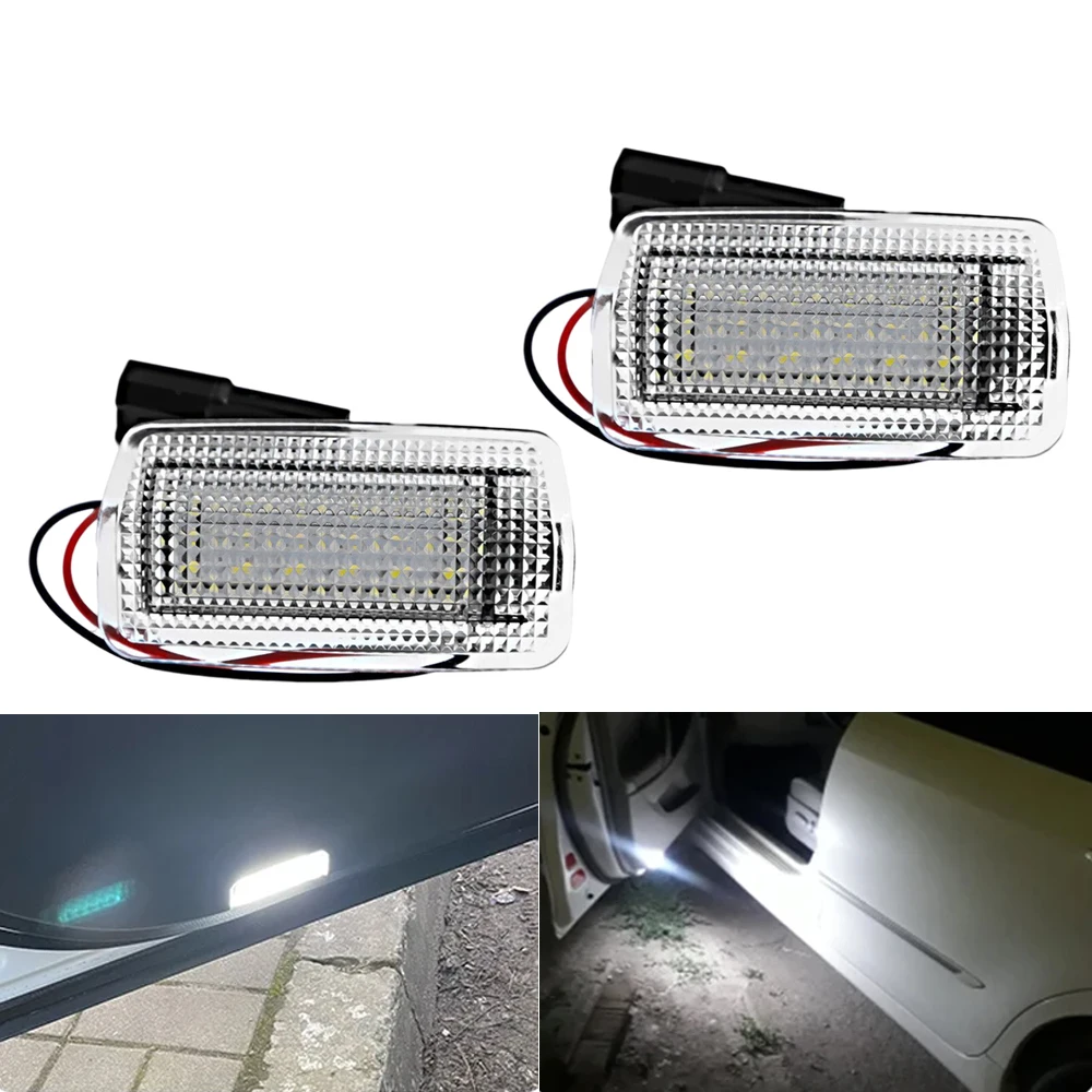 

2Pcs LED Door Courtesy Light For Toyota 4Runner Camry Highlander Land Cruiser Sequoia Sienna Tundra Venza Avalon Car Accessories