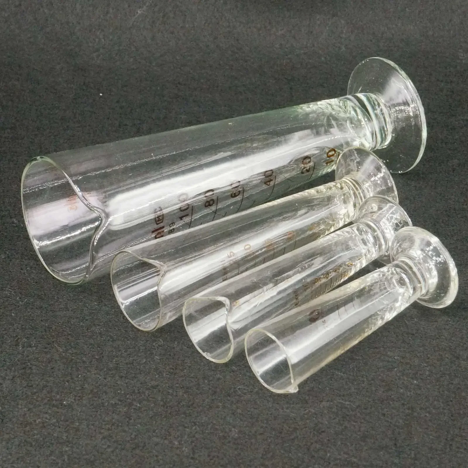 5/10/20/50/100/1000ml Lab Glass Footed Apothecary Measuring Cone Beaker Conical