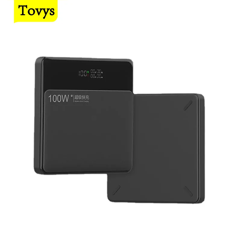 

Tovys 100W Power Bank 20000mAh Type C PD USB Fast Charging Portable External Battery For iPhone Macbook Laptop Quick Charger