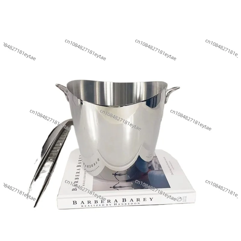 Nordic personality stainless steel ice bucket household wine set high value wine champagne beer red wine ice bucket
