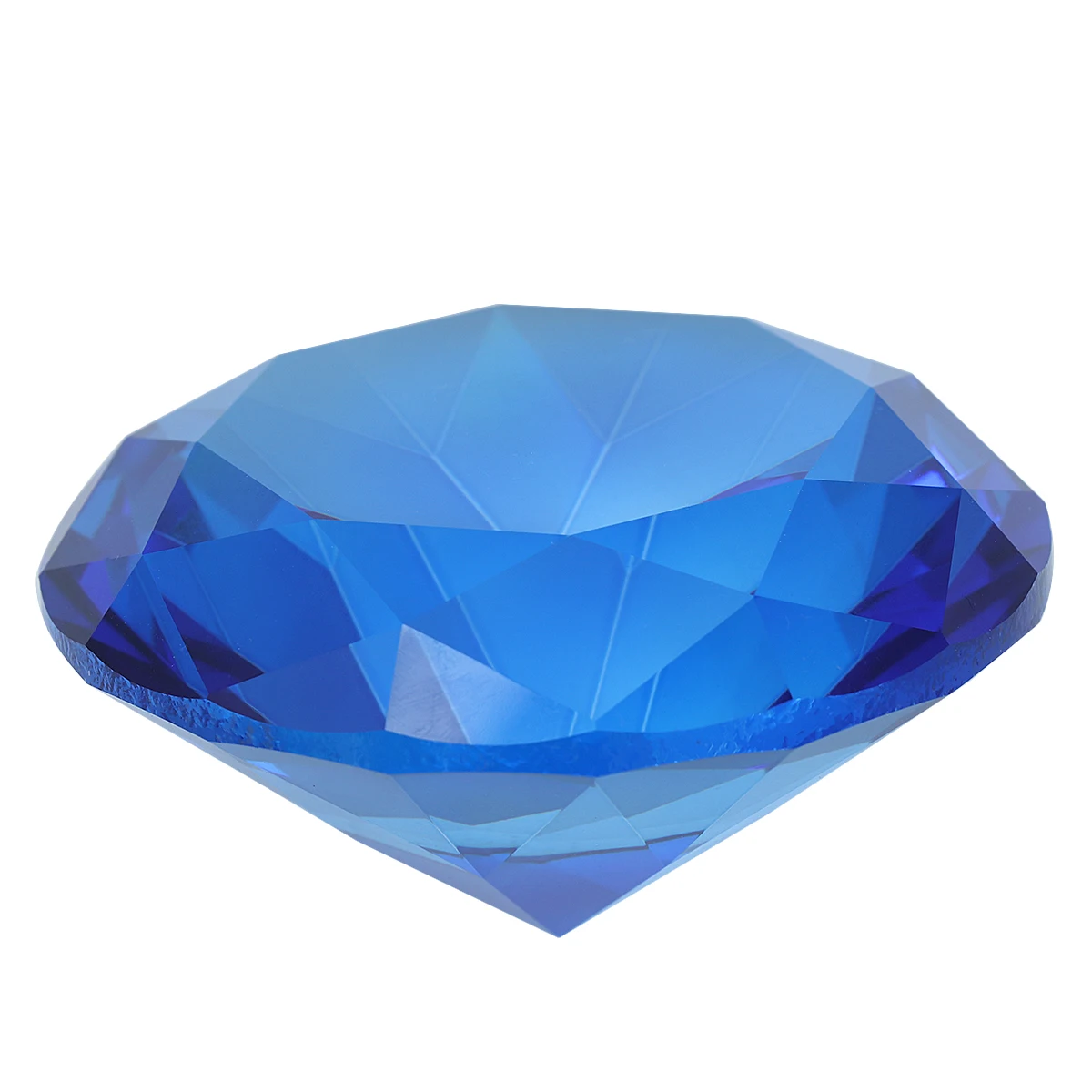 

2Pcs Blue Artificial Diamonds Decorative Crystal Diamond Ornament Wedding Home Birthday Party Wedding Diamonds Decor