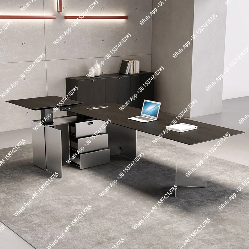 

Дизайнерский деревянный офисный стол, современный компьютерный игровой офисный стол, роскошный конференц-прием, мебель для отеля Meuble Bureau