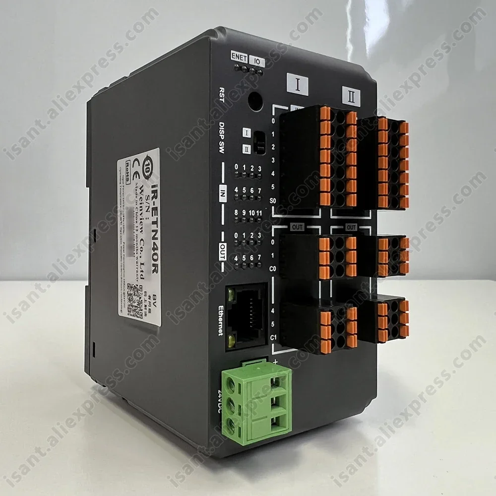 

iR-ETN40R Weinview Remote I/O Coupler, with 24 points input and 16 points Relay output (New and Original)