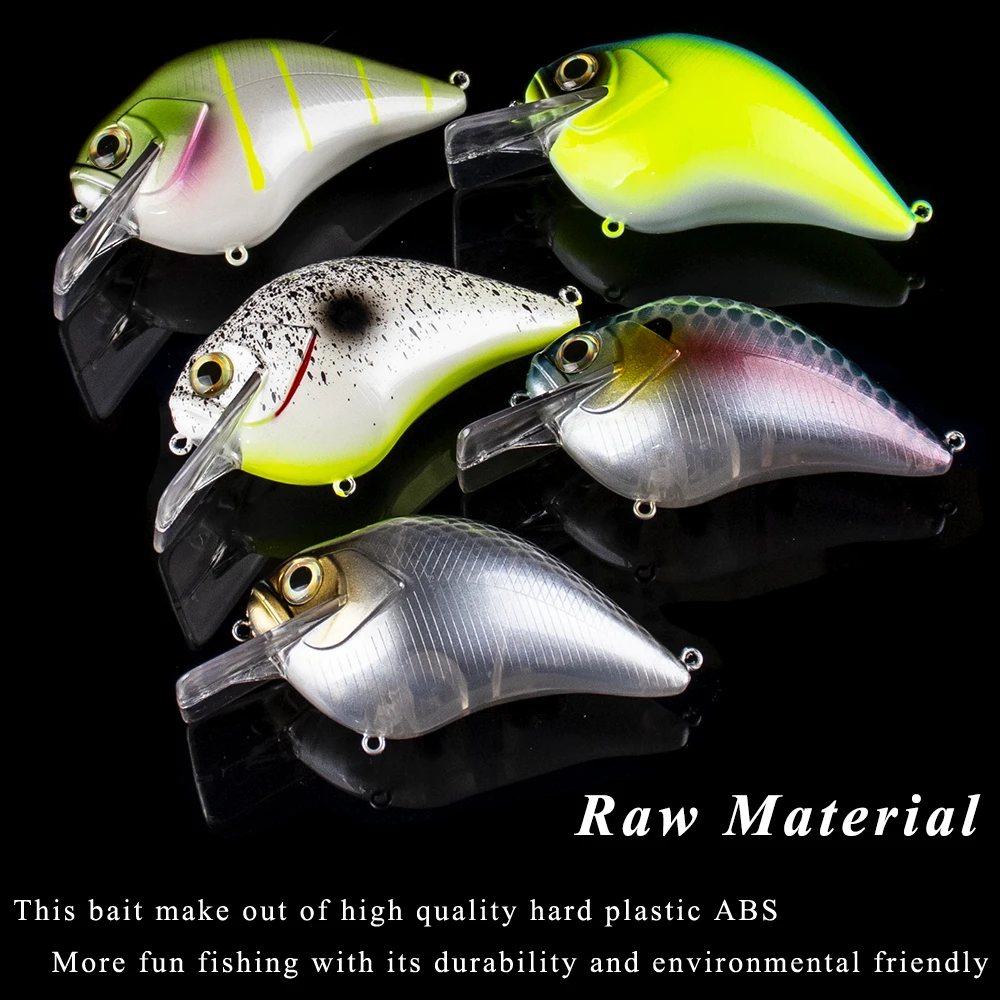 Chan\'s Huang 1PCS Square Bill Crankbait Wobblers 9.5CM 29.5G Floating Shallow Artificial Crank Hard BassTackle Bait Big Game