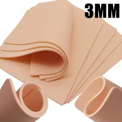 3MM Tattoo Practice Skin Blank Silicone Double Sides Fake Tattoo Training Skin for Tattoo Artist Beginner Tattoo Accessories