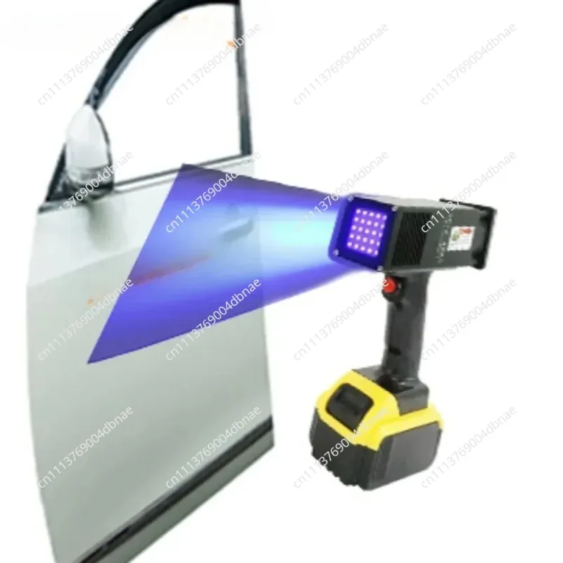 Portable Recharged Uv Lamp Automotive Sheet Metal Wireless Curing Lamp Paint Spraying Car Paint Flaw Detection LEDUV Curing Lamp