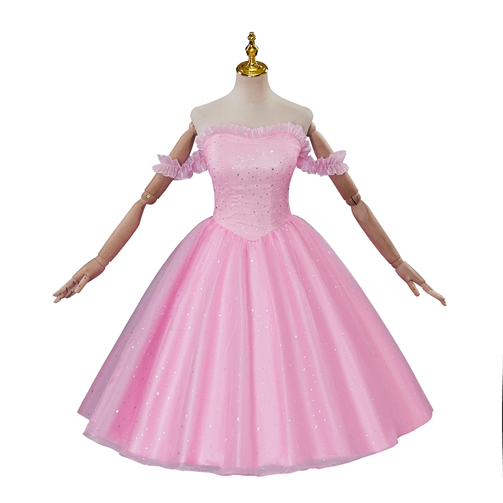 

Sugar Plum Princess Cosplay Nut Clara Cracker Costume Women's Pink Babi Princess Stage Dancing Dress Halloween Outfit