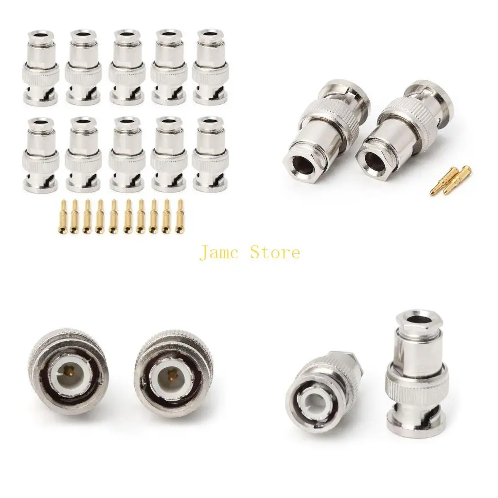 LX0B 10PCS RG58 Bnc… - image