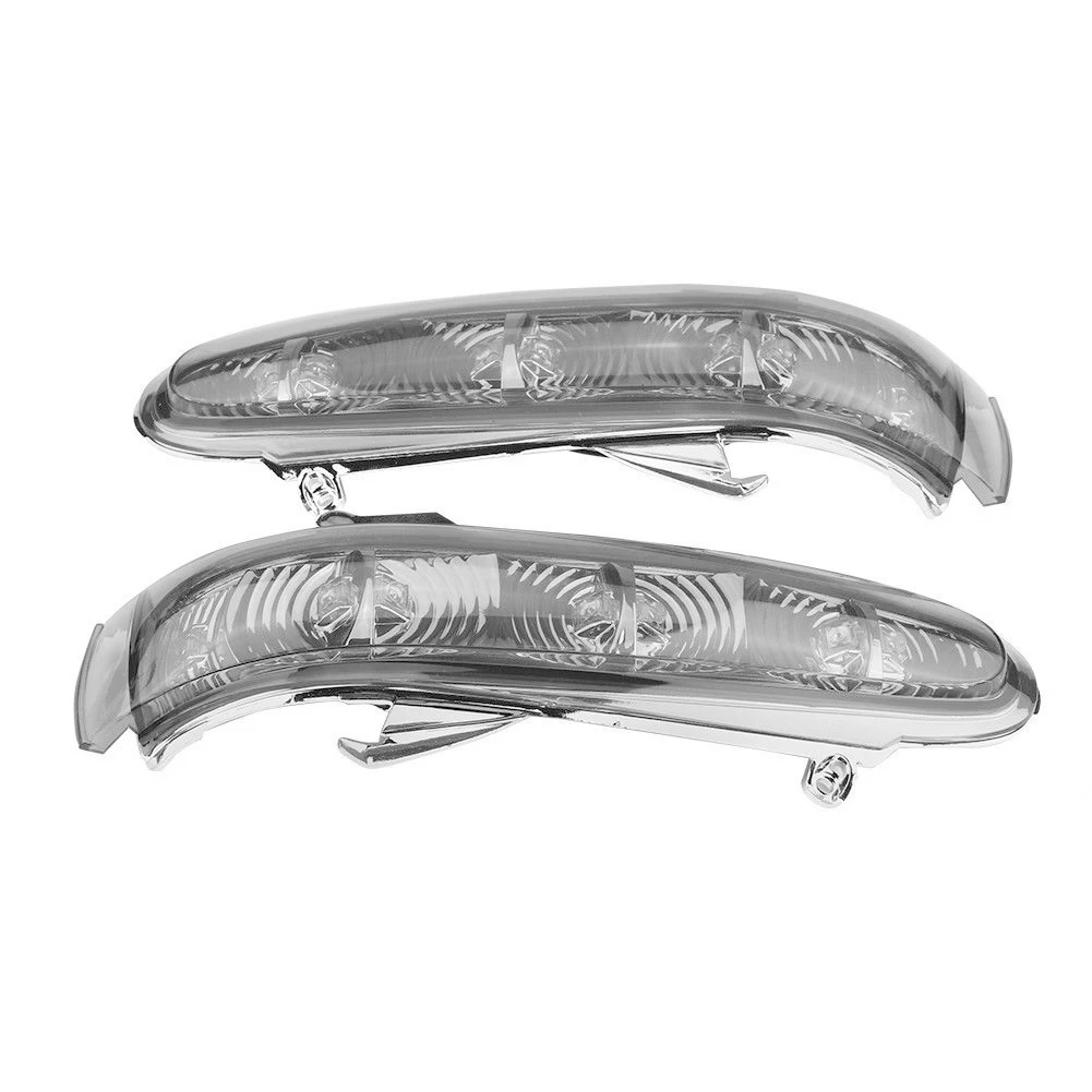 Pair Rear View Side Mirror Lamp Indicators Turn Signal Light For Mercedes Benz S/CL Cl  W220 W215 1999-2003 Smoke