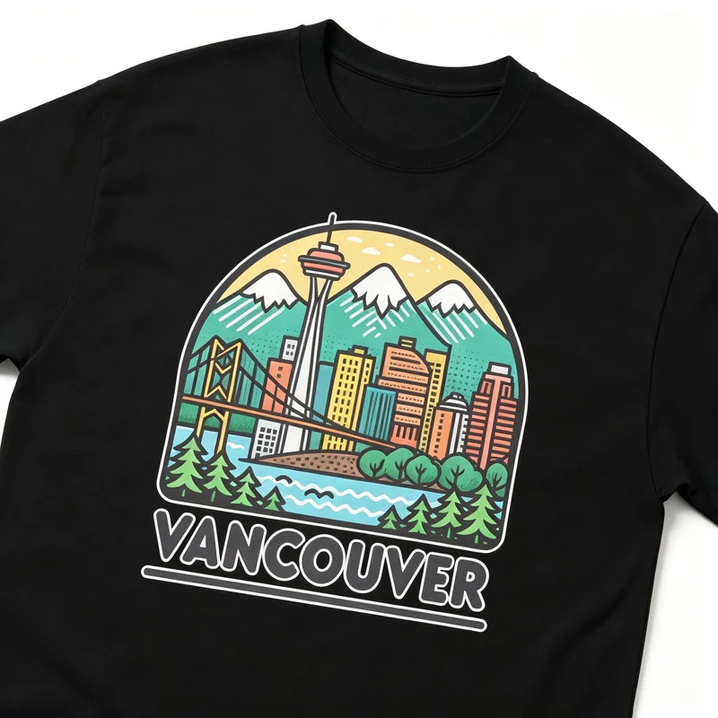 Vancouver Skyline Grafikli Tiş - Women'S Fashion Vancouver incelemesi ve fiyatı