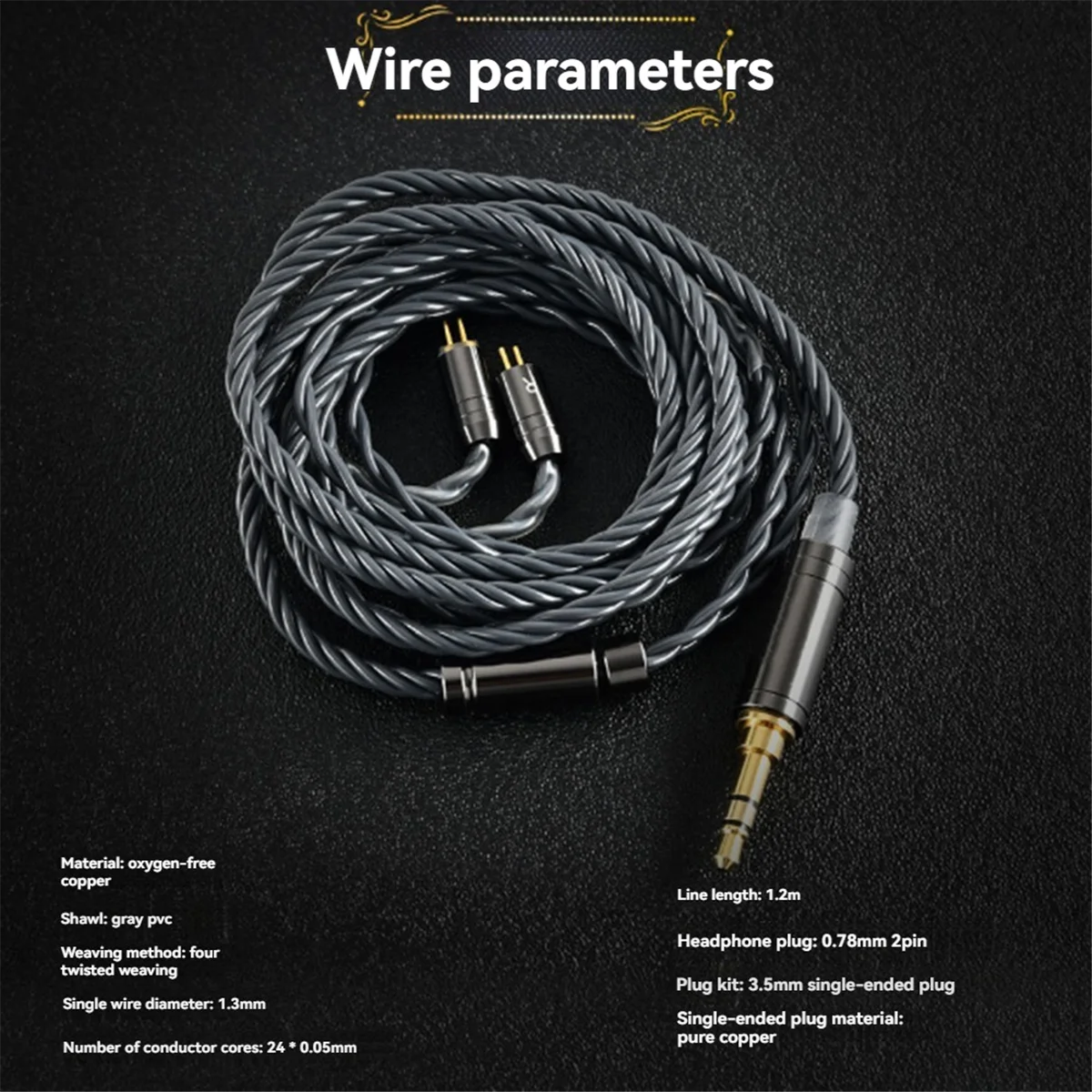 

A05R05 In Ear Earphone Monitor with Microphone Hifi Music Headphone IEMs Wired Gaming Earbuds for Audiophiles Gifts,Standard