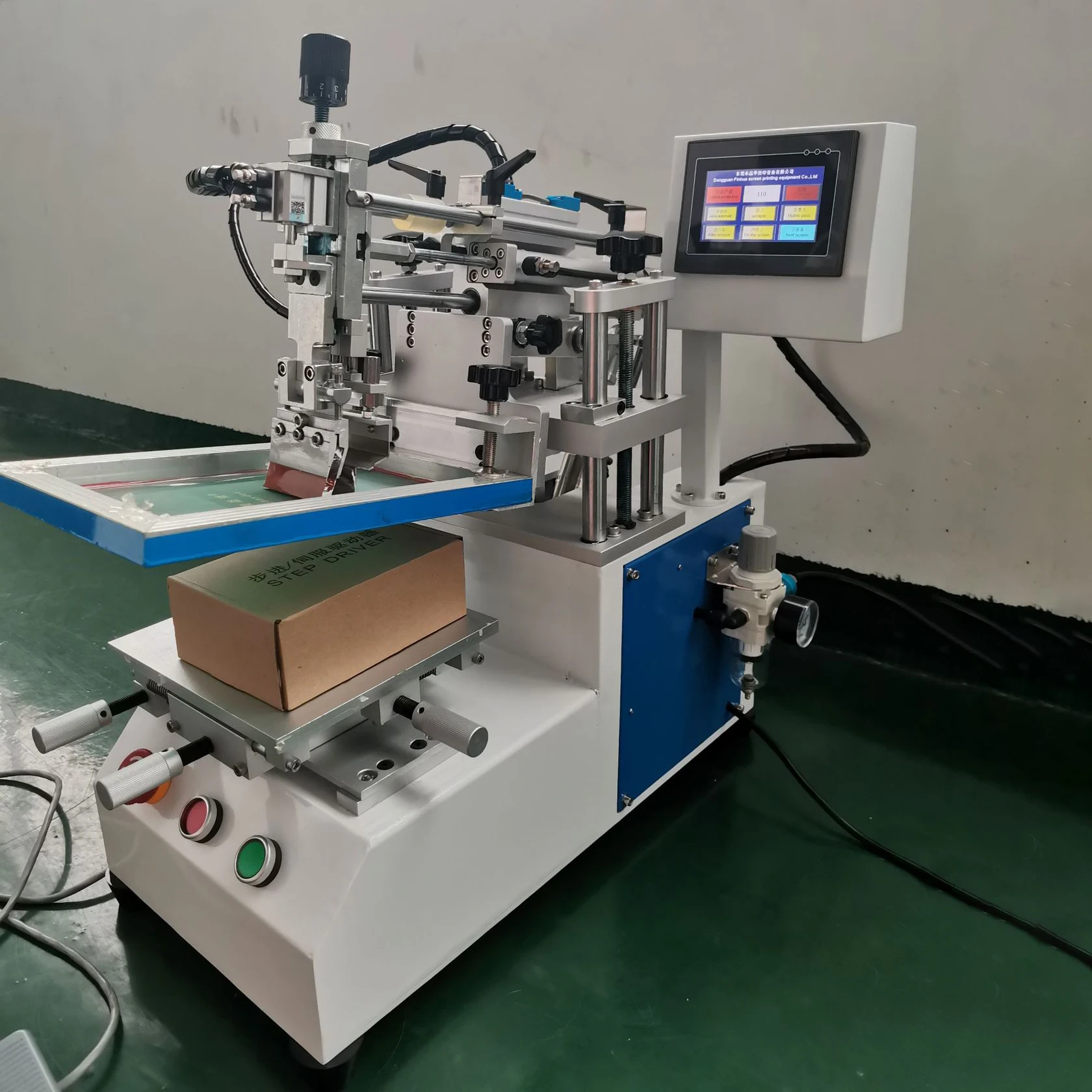 Semi Automatic Plastic Hardware Acrylic Screen Printer Sunglasses Shoe Pad Silk Printing Machine