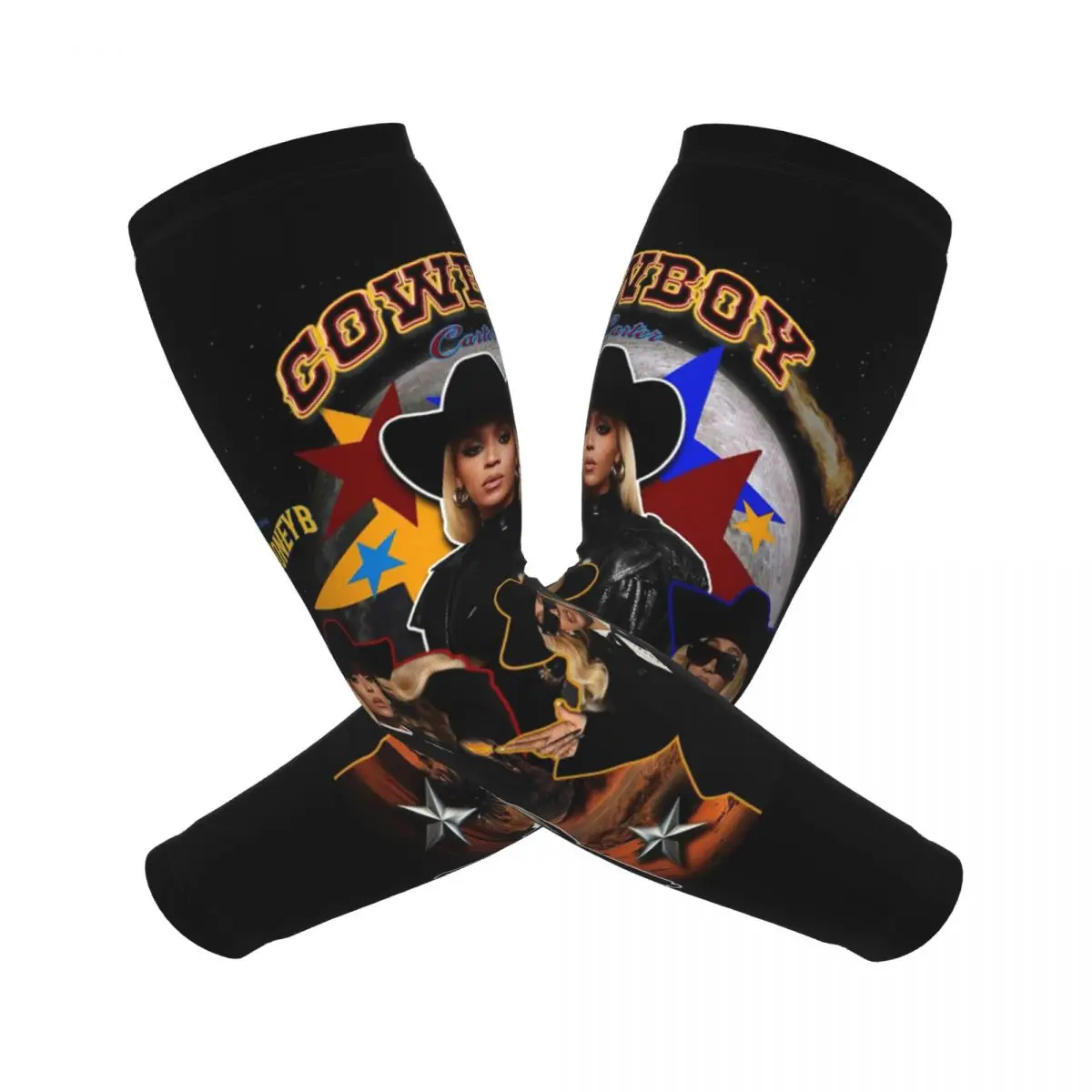 

Ковбойский картер Бейонсе, новый альбом, нарукавники для мужчин и женщин, защита от солнца и ультрафиолета, татуировка, накидка, спортивное охлаждение, велоспорт