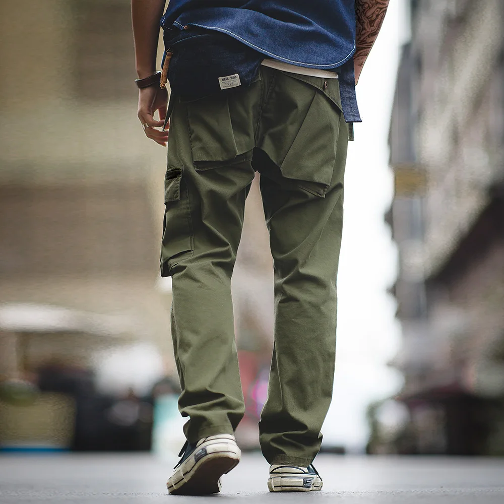 Maden Tactical Cargo Pants Green Multi-pocket Breathable Trousers Consuls Commando Training Trousers Techwear for Men's Pants