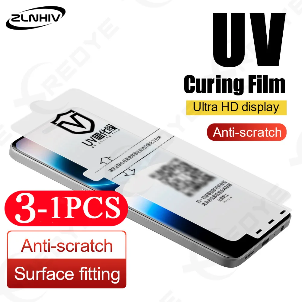 3/2/1 Pcs Not Glass Screen Protector Film for Honor Magic 7 6 5 Pro Soft Full Cover UV light curing film 300 200 100 90 80 Pro