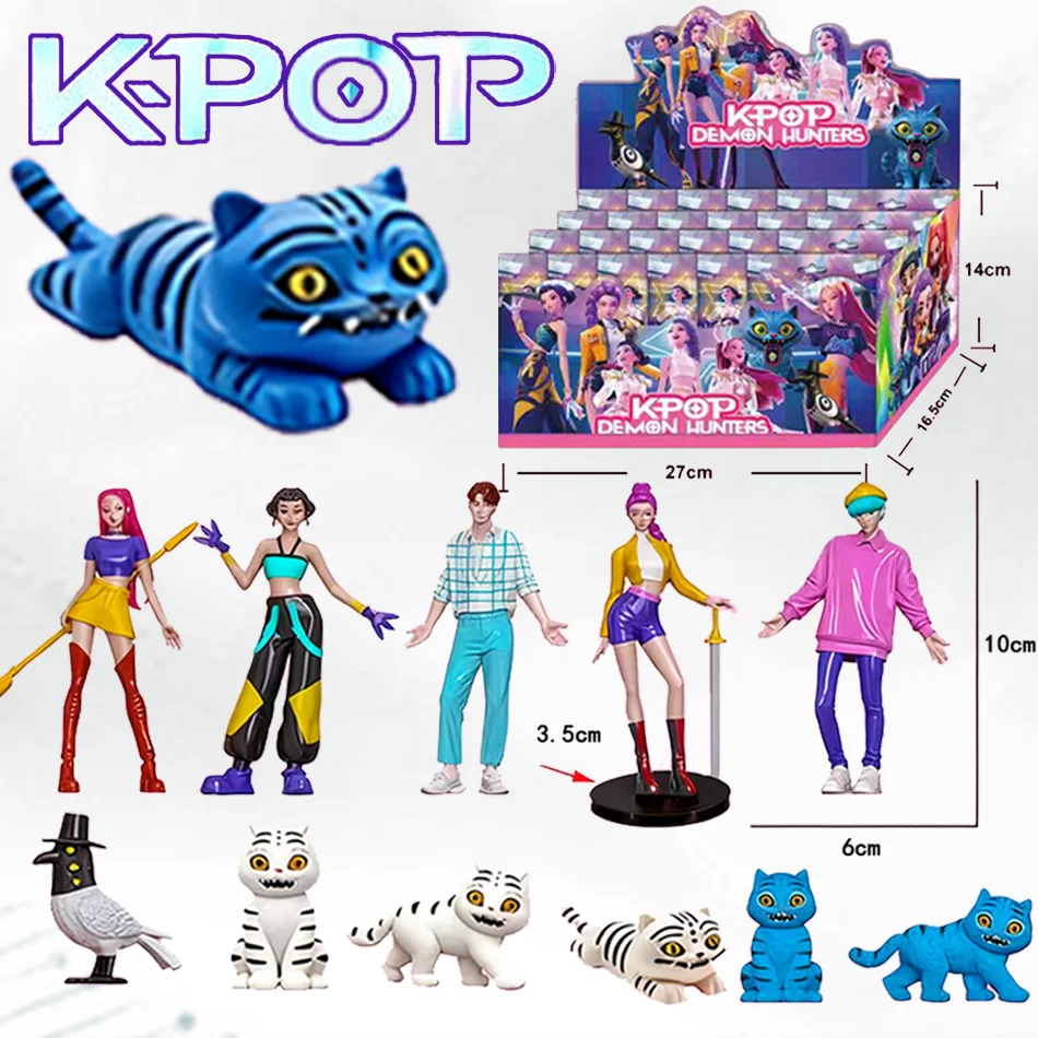 2026 Anime Blind Box Kpop Demon Hunters Figur Modell Spielzeug Rumi Mira Zoey Sussy Kinder Sammlung Und Überraschung Geschenk