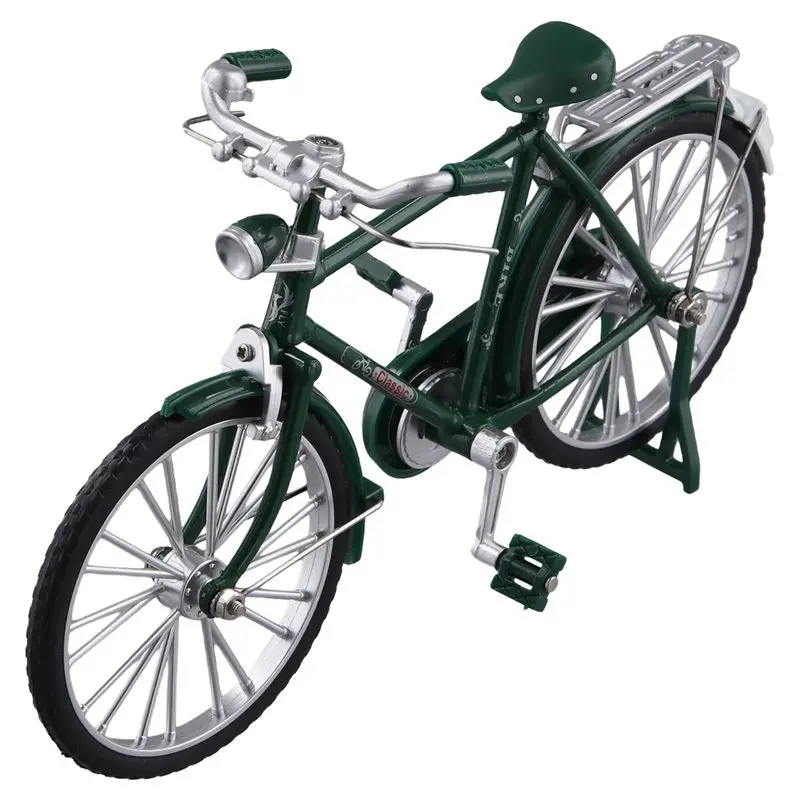 A63T-DIY Kit di montaggio Mini modello in lega Bicicletta nostalgica retrò: 10 Divertimento fai da te per coltivare la capacità pratica dei bambini