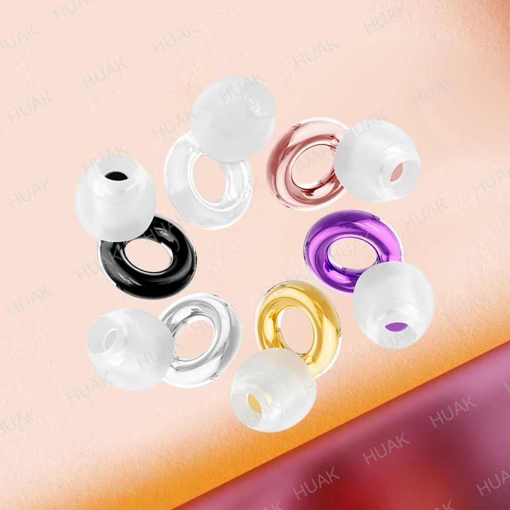 

Беруши HUAK Quiet 2 – многоразовые беруши для концертов, спорта, диджеев – беруши (высококачественные) – 4 размера – насадки для ушей в размерах XS/S/M/L