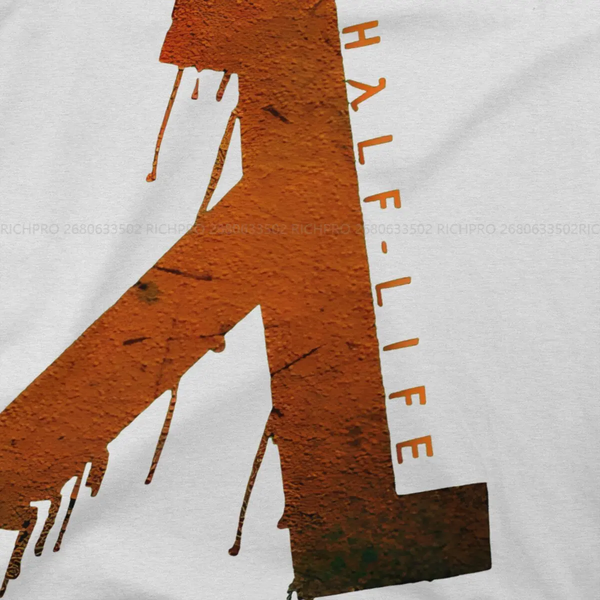 Cool Men TShirt Half Life Game Crewneck Short Sleeve Polyester T Shirt Funny Birthday Gifts