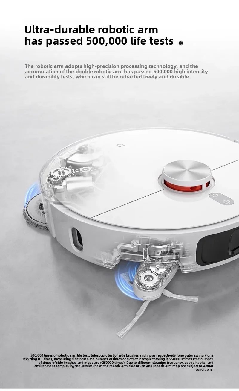 Xiaomi Mi Home Robotic Vacuum Cleaner M40/M40S with Mechanical Arm Sweeping and Mopping Intelligent Appliance