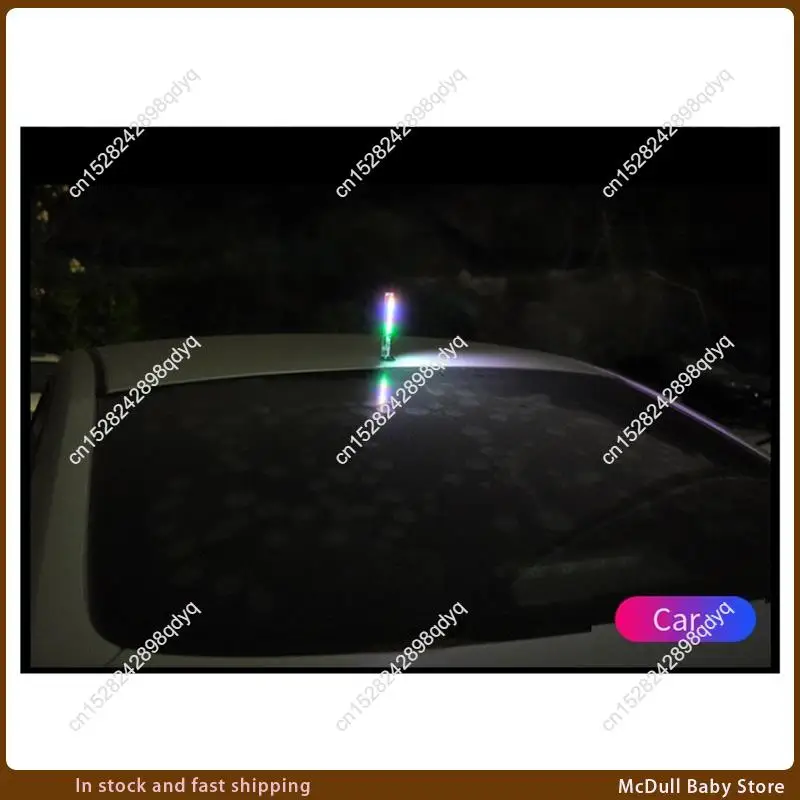 

ABJA-LED Warning Light Solar Wireless Warning Light Waterproof Car Solar Warning Light