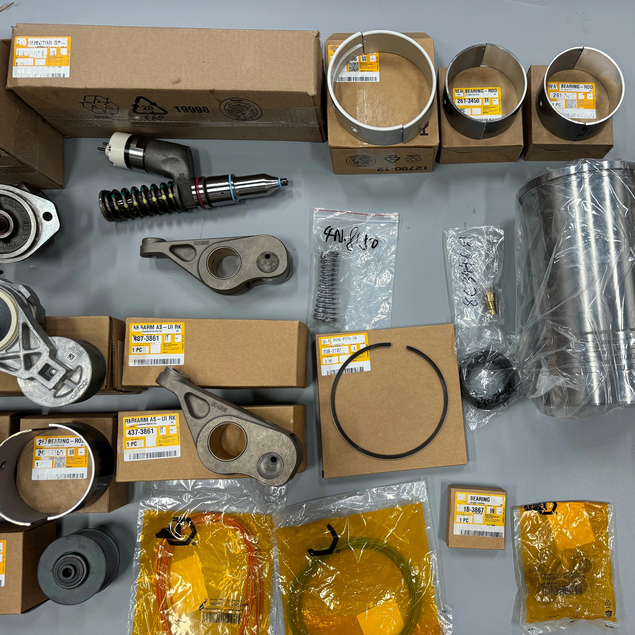 

High Quality 3066 S6K C6.4 C6 Connecting Rod Bearing 5I-7654 5I7654 Piston Engine Parts for Excavator for Construction Machinery