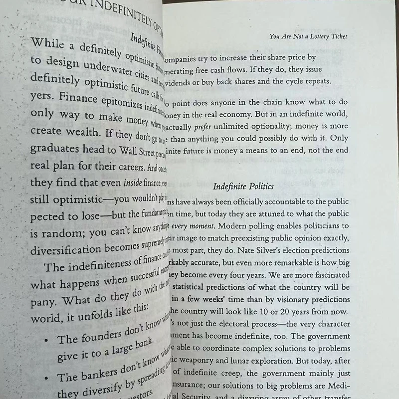 Note da zero a uno su avvio o come costruire il futuro in libro di carta inglese
