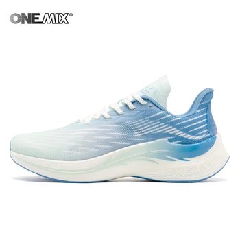 Onemix 2024 respirant maille chaussures de course hommes Marathon Sport décontracté femmes baskets léger homme chaussures de Sport en plein air saut Rop