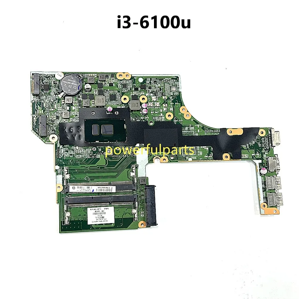 

For HP Probook 15.6” 470 450 G3 Laptop Motherboard DA0X63MB6H1 901231-601 i3-6100u Cpu On-Board Working Perfect