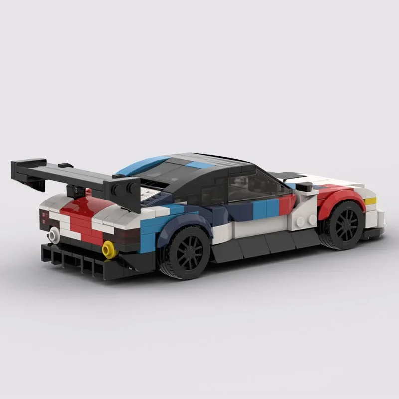 MOC-79676M4 GT3Classic Supercar Assembly Splicing Building Blocks Model MOC Creative Building Blocks Boy Kids Building Block Toy