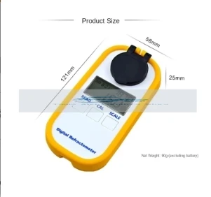 Display digitale misuratore concentrazione perossido idrogeno elettronico DR803 rifrattometro di rilevamento del