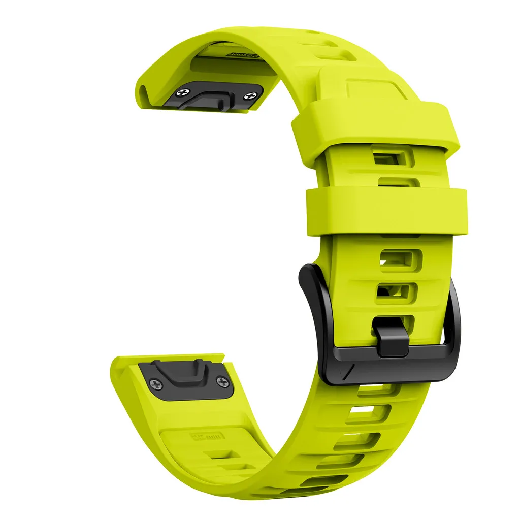 Quick Fit 22mm 26mm Silikonarmband für Garmin Fenix 8 51mm 47mm Fenix 7 7X 6 6X Pro/Epix Pro Gen 2/Fenix 5 5X Fenix 3 Band – Detail 11