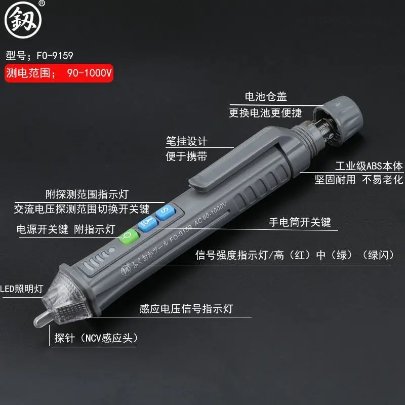 Xiaomi Digital Induction Electrical Testing Pen Professional Grade Original Advanced New Imported Portable Electric Pen