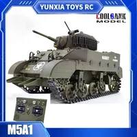 Coolbank Us Stuart M5a1 G2080 Electric Remote Controlled Tank Multi Functional Smoke Simulation Military Model Toy Adult Toy Gif