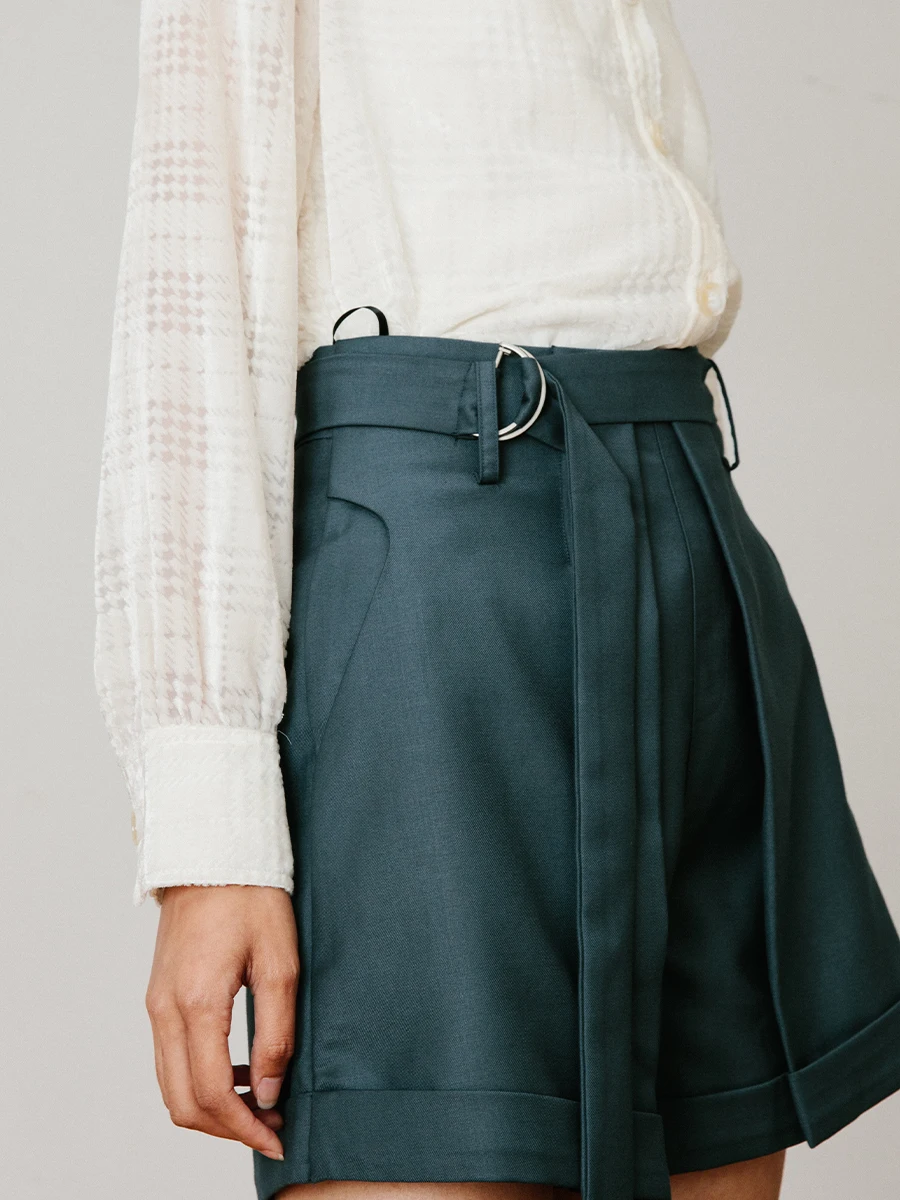 

Женские брюки-кюлоты с высокой талией, универсальные, повседневные, для весны и осени, с эффектом похудения, широкие штанины, не мнущиеся