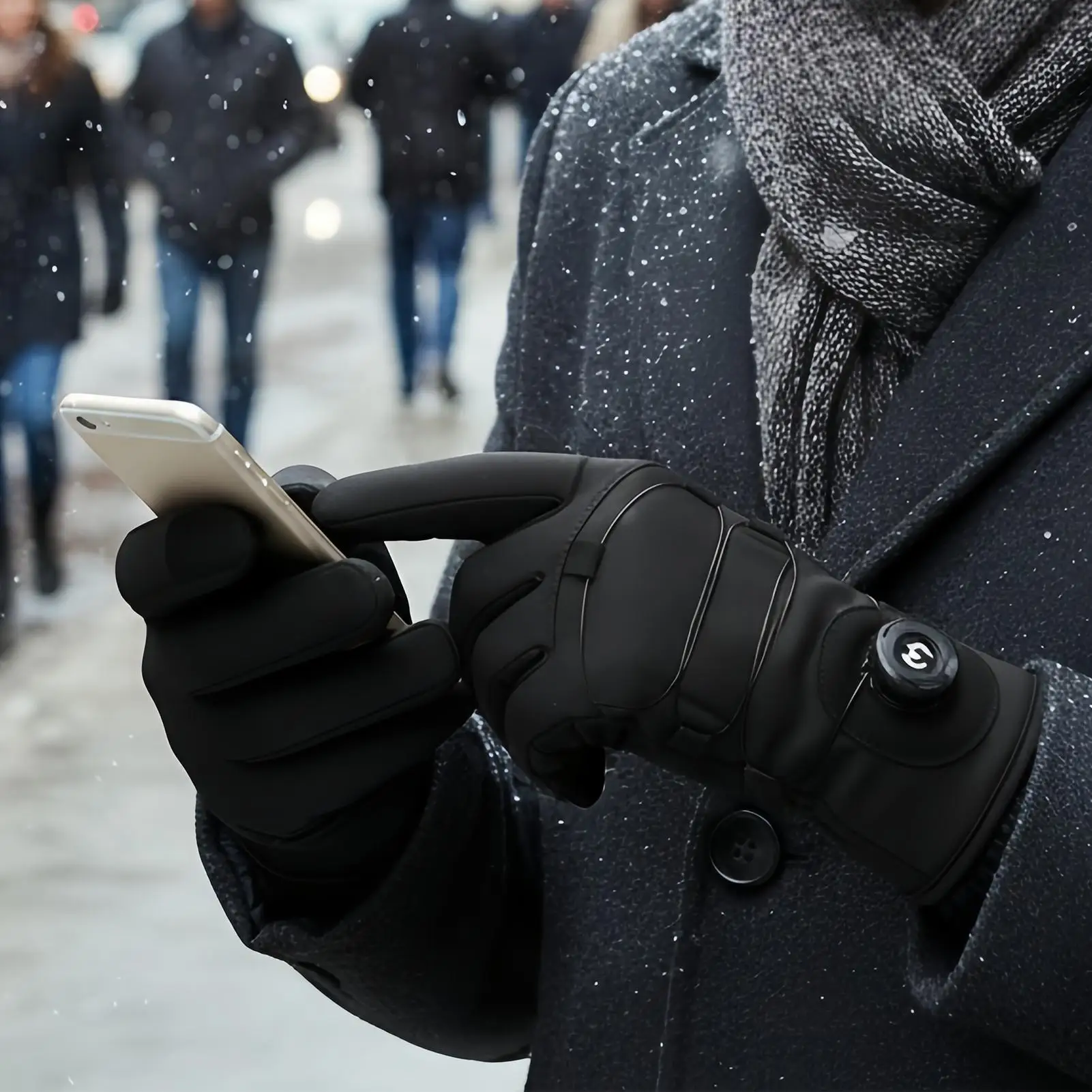 

Winter Motorcycle Gloves Hand Warmer Waterproof Winter Riding Gloves For Cold Weather Skiing Camping Motorcycle Cycling Hiking