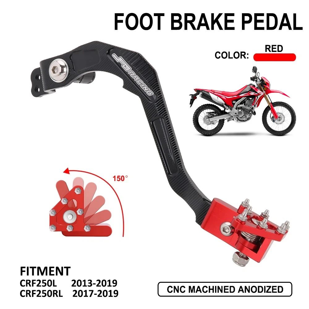 AliExpress JFGRACING Motorcycle CNC Rear Foot Brake Lever Pedal For Honda CRF250L 2013-2019 CRF250RL 2017-2019 CRF 250L 250RL 250 L RL Dirt Bike