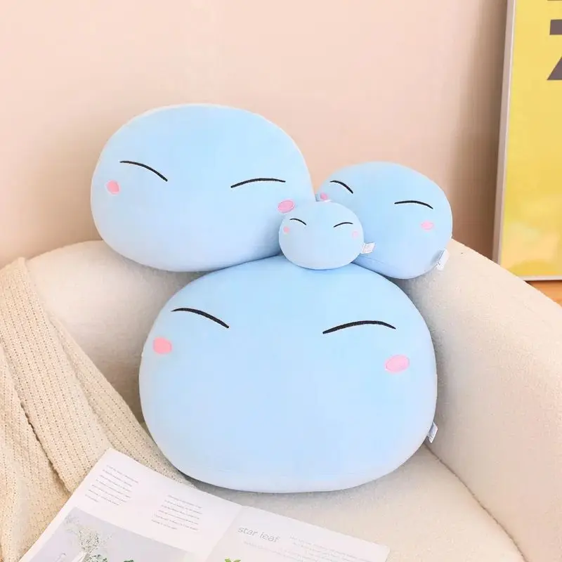 10-45cm Genshin&Shrem Game Cartoon Dolls Throw Pillow Blue Creative Stuffed Kawaii Toys Anime Soft Decor Funny Birthday Gifts