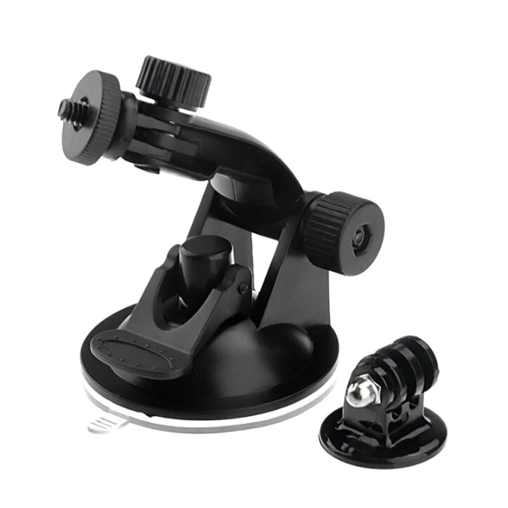 

2 Pcs Suction Cup Adapter Tripod Swivel for 4 Mount Sports Camera 3 Suckers