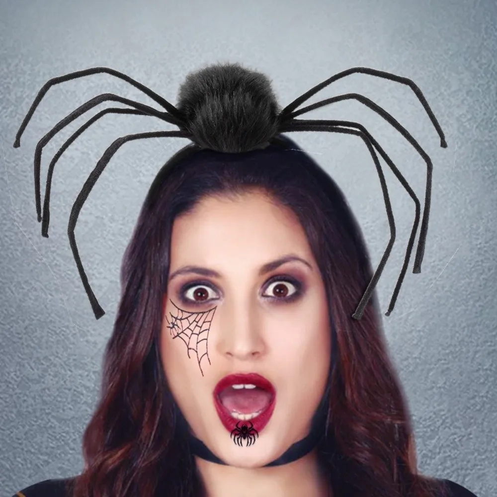 

Long-legged Spider Halloween Spider Headband Non-slip Headwear Women Hair Hoop Party Decoration Photo Props Halloween Hairbands