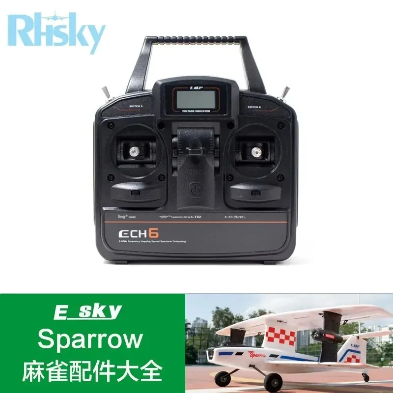 ESKY Sparrow RC avion pièces de rechange moteur hélices Servo chargeur télécommande train d'atterrissage auvent aile support moteur Etc.
