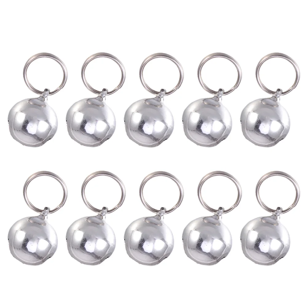 

10 Pcs Stainless Steel Pet Bell Puppy Collar Small Bells Charms for Dog Collars
