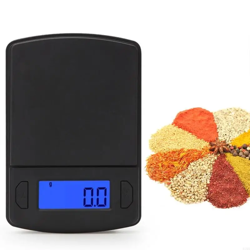 Escala laboratório digital R1WB 500g x 0,1g escala eletrônica precisão Jóias exibição LCD