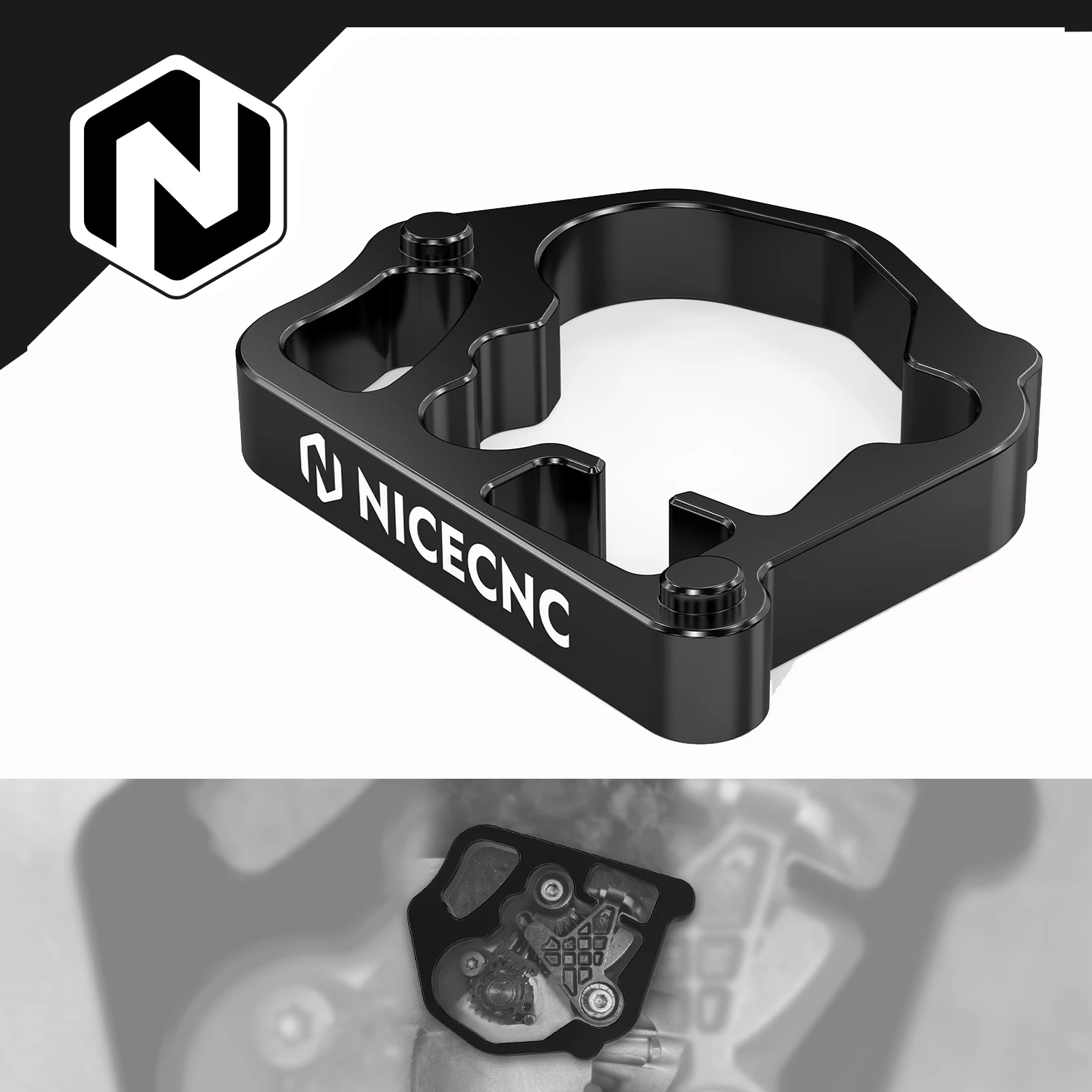 NICECNC For KTM EXC 300 2024-2025 Aluminum Power Valve Position Special Tool SX300 XC300 XCW 300 24-25 SX300 XC300 2023 Black