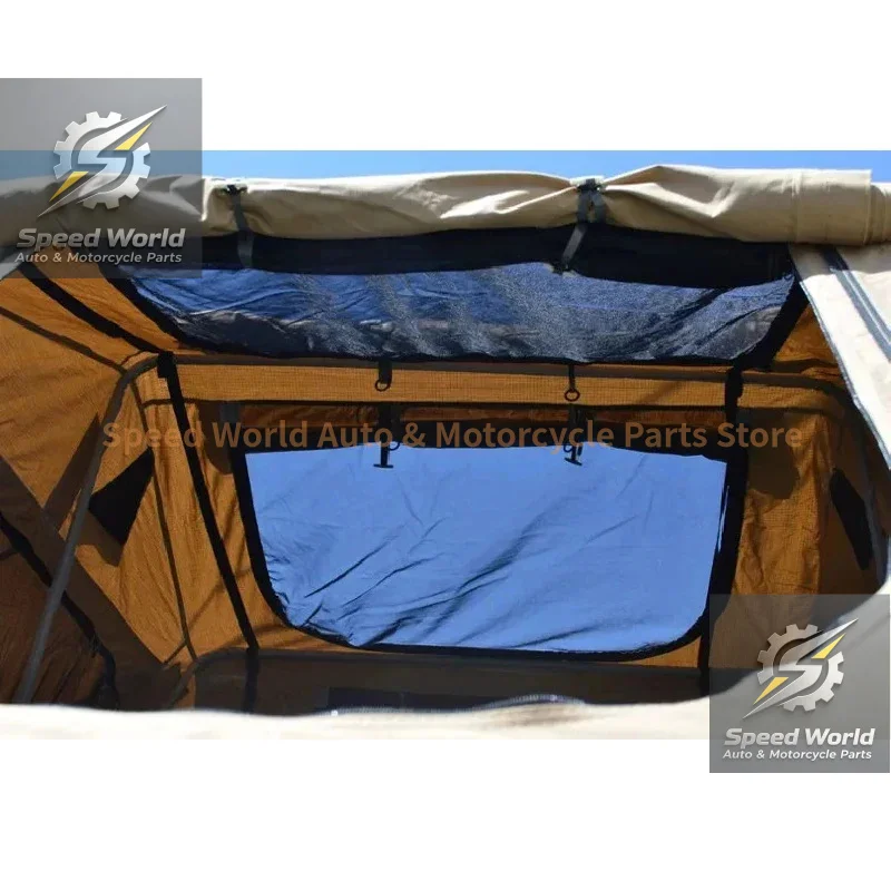 Factory Direct High Quality 420D Polyester Ox Fabric Rooftop Tent For SUV 4X4 Offroad Self-Driving Camping
